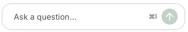 Assistant bar in light mode.
